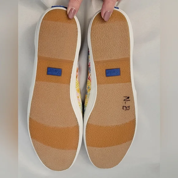 NWOT Rifle Paper Co. Keds Multicolor Floral Canvas Shoes Size 11 - Picture 8 of 9